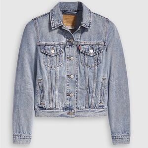 Levi's Original Light Blue Denim Trucker Jacket Size Small